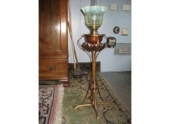 WAS Benson. A magnificent large oil lamp - Thumbnail 1