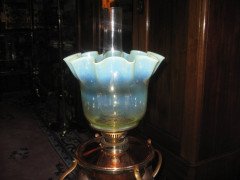 WAS Benson. A magnificent large oil lamp - Thumbnail 2