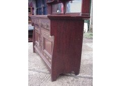 Shapland and Petter. an Exceptional Quality Arts and Crafts Mahogany Sideboard - Thumbnail 4