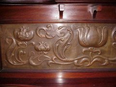 Shapland and Petter. an Exceptional Quality Arts and Crafts Mahogany Sideboard - Thumbnail 6