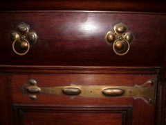 Shapland and Petter. an Exceptional Quality Arts and Crafts Mahogany Sideboard - Thumbnail 7