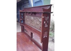 Shapland and Petter. an Exceptional Quality Arts and Crafts Mahogany Sideboard - Thumbnail 8
