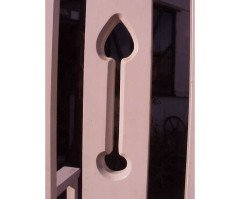 C R Mackintosh (style of). A white painted armchair - Thumbnail 6