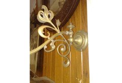 A Single Arts and Crafts Patinated Copper and Brass Wall Light - Thumbnail 2
