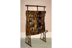 Birmingham Guild of Handicraft. A stunning copper and brass firescreen - Thumbnail 1