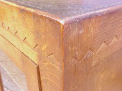 Martin Lizardman Dutton. A Martin 'Lizardman' Dutton oak display cabinet. - Thumbnail 3