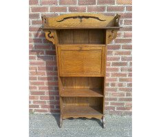 Liberty & Co., A Good Quality Arts & Crafts Golden Oak Bookcase & Matching Bureau Bookcase - Thumbnail 3
