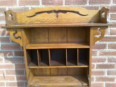 Liberty & Co. a Good Quality Arts & Crafts Golden Oak Bookcase & Matching Bureau Bookcase - Thumbnail 7