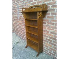 Liberty & Co. a Good Quality Arts & Crafts Golden Oak Bookcase & Matching Bureau Bookcase - Thumbnail 10