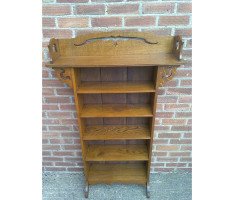 Liberty & Co. a Good Quality Arts & Crafts Golden Oak Bookcase & Matching Bureau Bookcase - Thumbnail 11