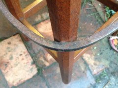 Robert Mouseman Thompson. A rare set of four early oak bar stools. - Thumbnail 5