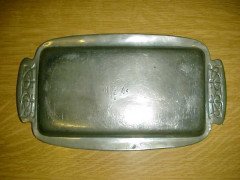 Archibald Knox for Liberty and Co. A pewter pen or card tray - Thumbnail 3