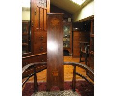 William Birch retailed by Liberty and Co. An inlaid mahogany armchair - Thumbnail 2