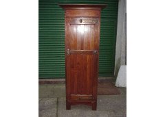 Liberty and Co. A walnut hall robe with fantastic hand formed copper handle - Thumbnail 1