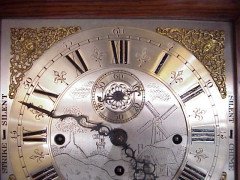 Shapland and Petter. An Arts and Crafts oak Grandfather clock of superior quality - Thumbnail 7