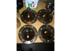 Birmingham Guild of Handicraft. A set of four Arts and Crafts copper wall lights - Thumbnail 15