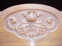 Wylie and Lochhead. a Good Quality Oak Arts and Crafts Glasgow Style Sideboard - Thumbnail 5