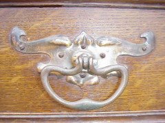 Wylie and Lochhead. a Good Quality Oak Arts and Crafts Glasgow Style Sideboard - Thumbnail 10