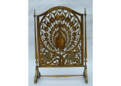 A super quality Peacock firescreen - Thumbnail 1