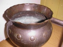 Dr Christopher Dresser for Benham and Froud. A good quality planter with circular details - Thumbnail 2
