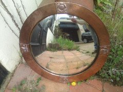 Liberty and Co. An Arts and Crafts copper mirror - Thumbnail 1