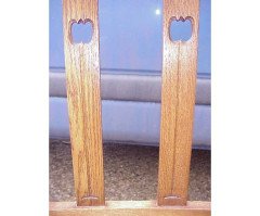 Pair of Arts and Crafts Oak Armchairs c.1900 - Thumbnail 3