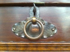 Shapland and Petter. A bureau bookcase with a beautiful marquetry panel - Thumbnail 11