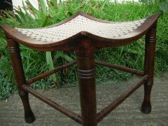 Liberty and Co. A walnut Thebes stool - Thumbnail 2