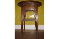 Excellent Quality Copper Topped Arts and Crafts Oak Side Table - Thumbnail 2