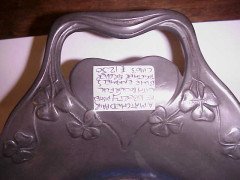 Liberty and Co. A matched pair of Tudric Rose bowls - Thumbnail 3