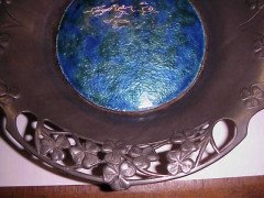 Liberty and Co. A matched pair of Tudric Rose bowls - Thumbnail 4