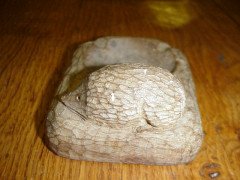 Nik 'Hedgehogman' Hill. An oak ashtray - Thumbnail 3