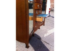 Shapland and Petter. A good Arts and Crafts oak bedroom pair with abalone - Thumbnail 18