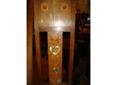 Shapland and Petter. A good Arts and Crafts oak bedroom pair with abalone - Thumbnail 23