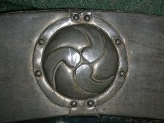 Liberty and Co. An Arts and Crafts Pewter wall mirror - Thumbnail 3