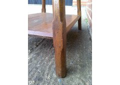 A Stylish Arts and Crafts Oak Oblong Side Table - Thumbnail 4