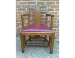 Frank Brangwyn. An important armchair for Rowley Gallery - Thumbnail 1