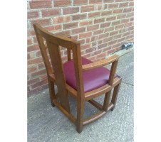 Frank Brangwyn. An important armchair for Rowley Gallery - Thumbnail 3