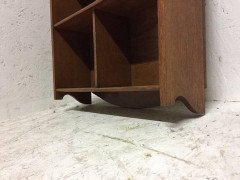 Shapland and Petter. a Good Quality Arts and Crafts Oak Wall/book Shelf - Thumbnail 3