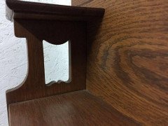 Shapland and Petter. a Good Quality Arts and Crafts Oak Wall/book Shelf - Thumbnail 4