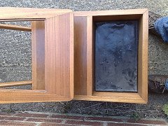 A Modernist coffee table with angular legs - Thumbnail 6