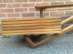A Modernist coffee table with angular legs - Thumbnail 8