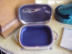 WAS Benson. A rare silver plated jewelry box - Thumbnail 3
