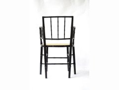 A very rare six leg cane seated armchair - Thumbnail 3