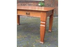 Shapland and Petter (attributed). a Very Good Quality Arts and Crafts Oak Two Drawer Desk - Thumbnail 2