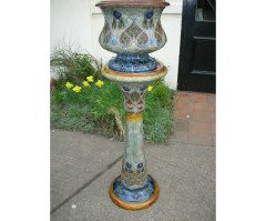Martin Harradine for Royal Doulton. A Jardiniere and stand probably - Thumbnail 1