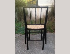 A very rare six leg cane seated armchair - Thumbnail 9