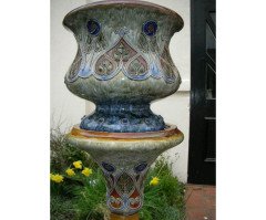 Martin Harradine for Royal Doulton. A Jardiniere and stand probably - Thumbnail 4