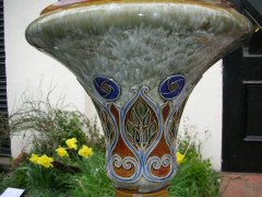 Martin Harradine for Royal Doulton. A Jardiniere and stand probably - Thumbnail 5