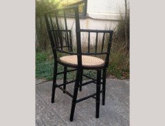 A very rare six leg cane seated armchair - Thumbnail 10